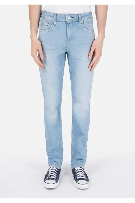 Blue men's pants - 4