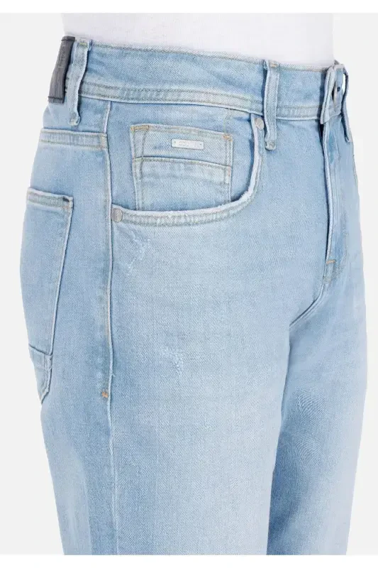 Blue men's pants - 5