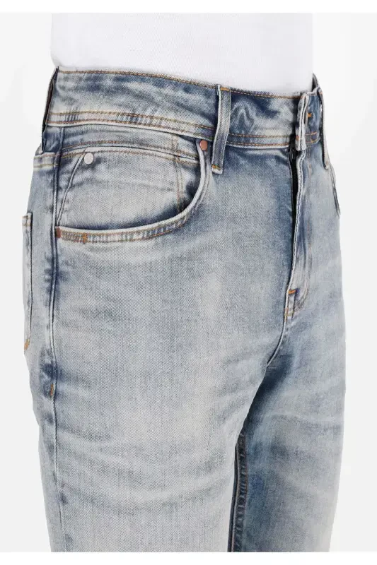 Blue men's pants - 5