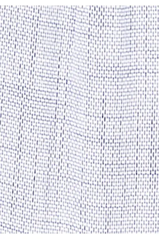 Blue men's shirt short sleeve - 5