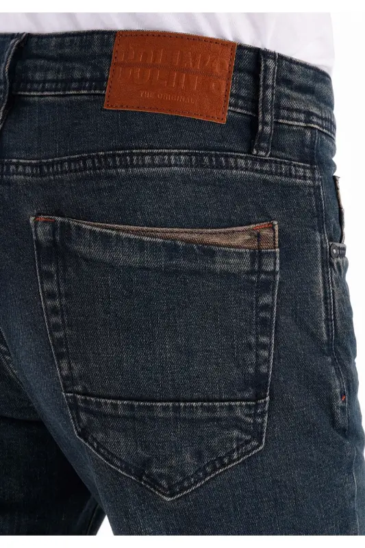 Blue men's trousers - 6