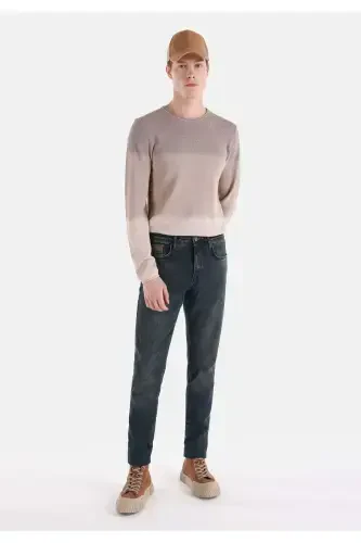 Blue men's trousers - 3