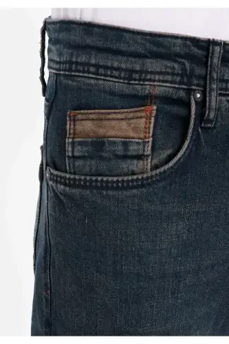 Blue men's trousers - 5