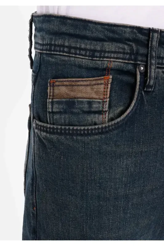 Blue men's trousers - 5