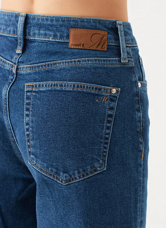 Blue PALOMA Dark Dark Blue Women's Denim Trousers M1010114-85125 - 3