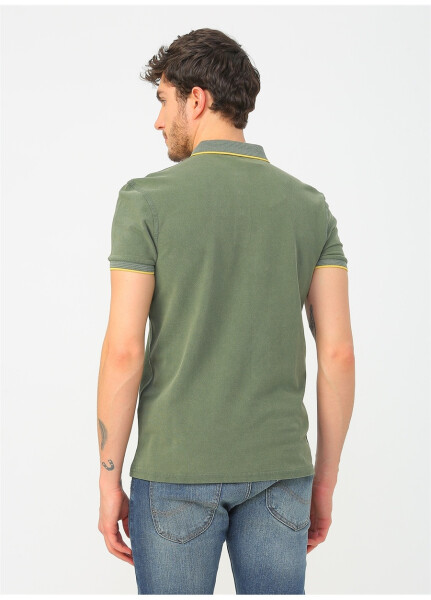 Blue Plain Olive Green Men's Polo T-Shirt 065920-30721 POLO Olive Green - 9