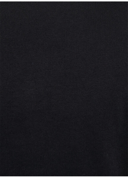 Blue Polo Neck Plain Black Men's T-Shirt 066249-900 SHORT SLEEVE T-SHIRT Black - 12