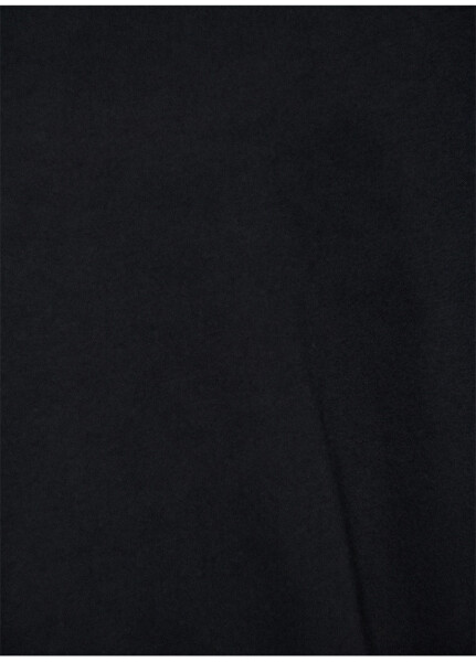 Blue Polo Neck Plain Black Men's T-Shirt M066902-900_TİŞÖRT - 12