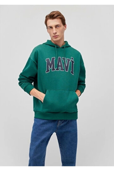 Blue printed sweatshirt (067149-71874) - MAVI