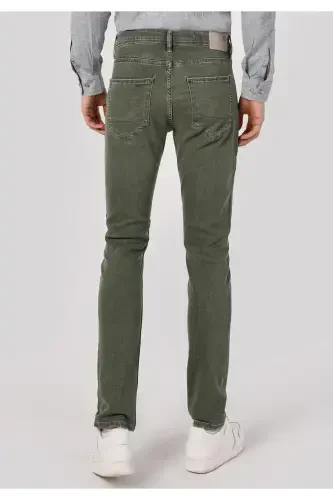 Blue, straight leg, low rise, slim fit jeans for men. - COLIN’S (1)