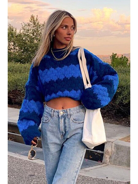 Blue Sweater MG1205 - 5