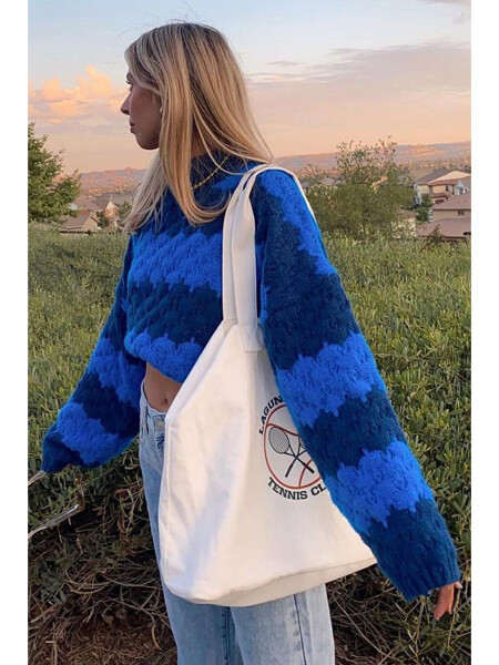 Blue Sweater MG1205 - 7