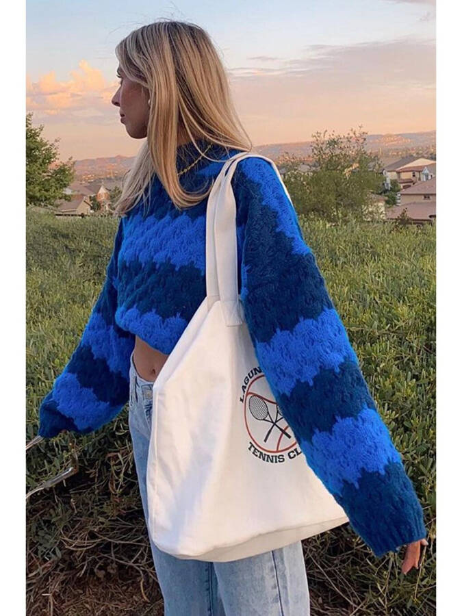 Blue Sweater MG1205 - 7