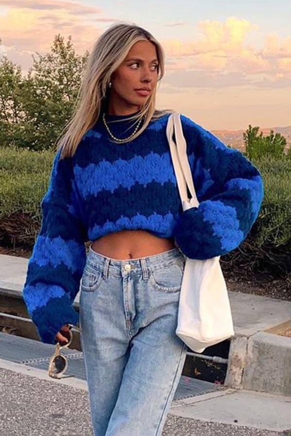 Blue Sweater MG1205 - 21