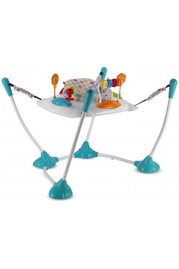 Blue Toy Jumping Horse - 4