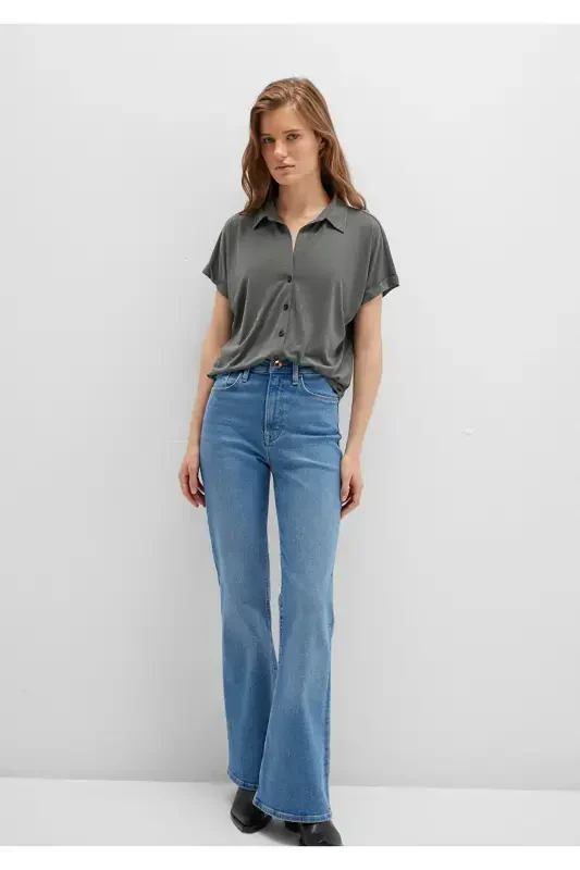 BLUE WOMAN SHORT SLEEVE T-SHIRT Beluga 168081-71553 - 3