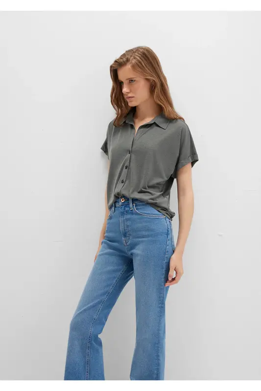 BLUE WOMAN SHORT SLEEVE T-SHIRT Beluga 168081-71553 - MAVI
