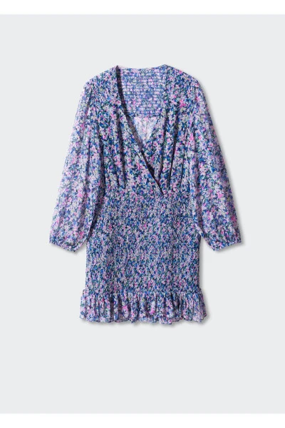 Blue Women's Dress 57043809 - MANGO