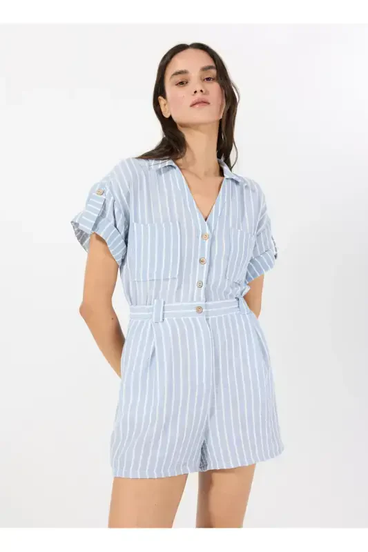 Blue Women's Jumpsuit 5SAL40017IW - KOTON