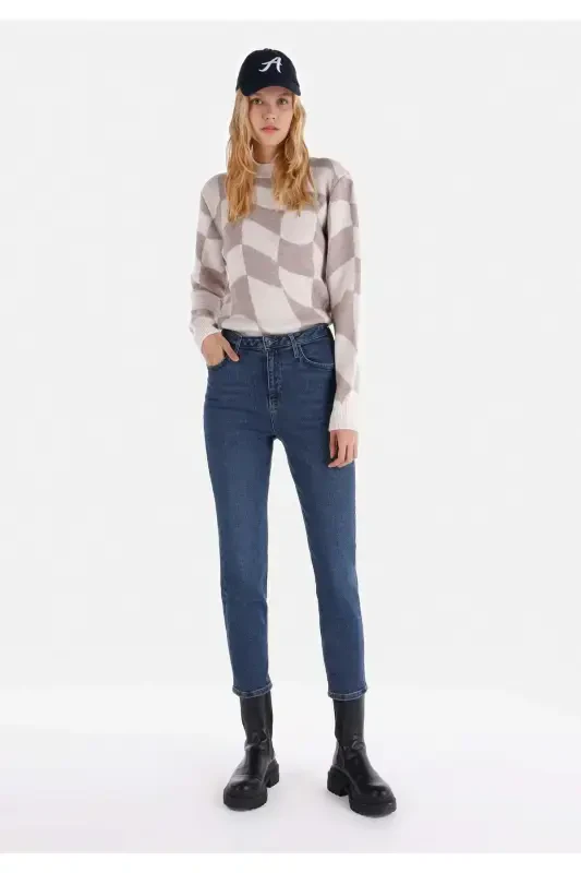 Blue women's pants - COLIN’S