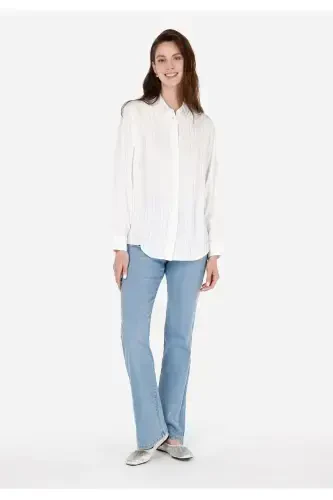 Blue women's pants - 1