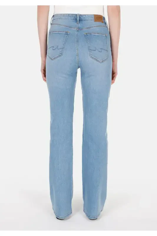 Blue women's pants - 2