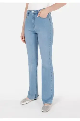Blue women's pants - 4