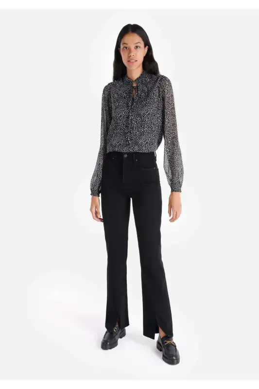 Blue women's pants - COLIN’S