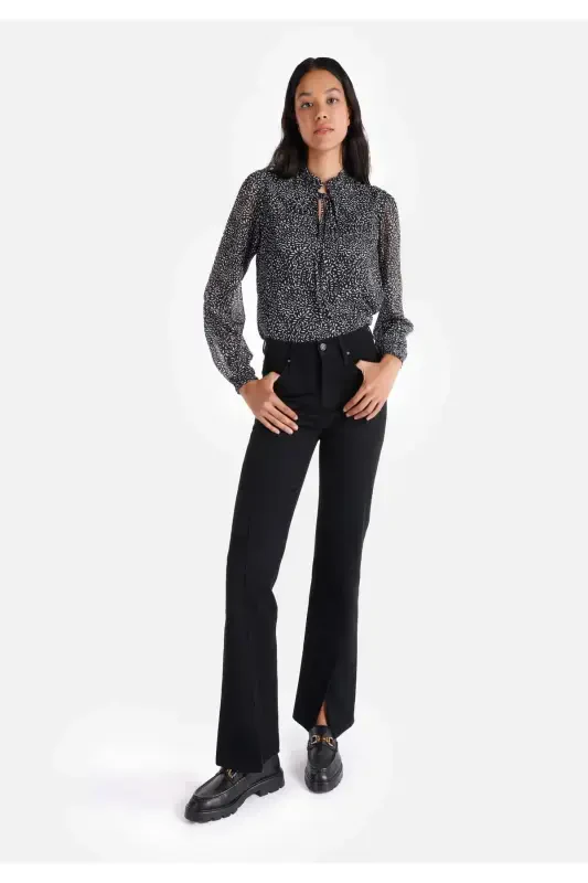 Blue women's pants - 3