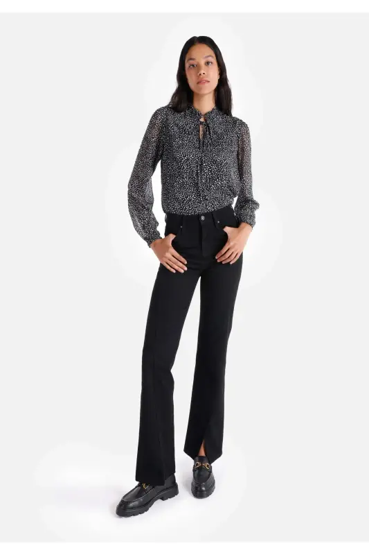 Blue women's pants - 3