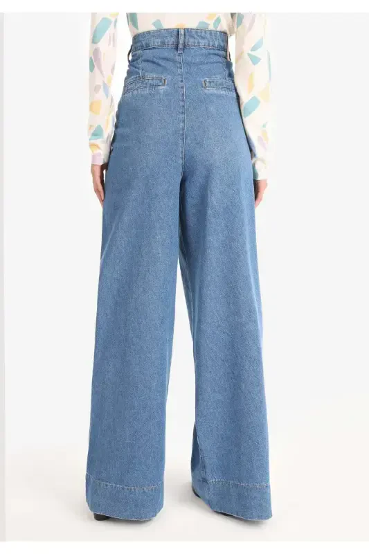 Blue women's pants - 2