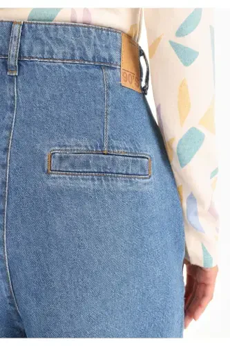 Blue women's pants - 5