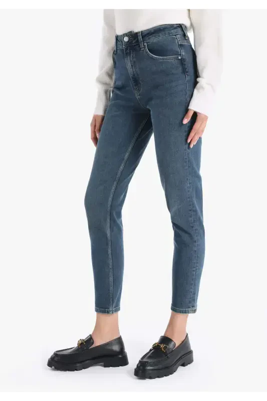 Blue women's pants - 4