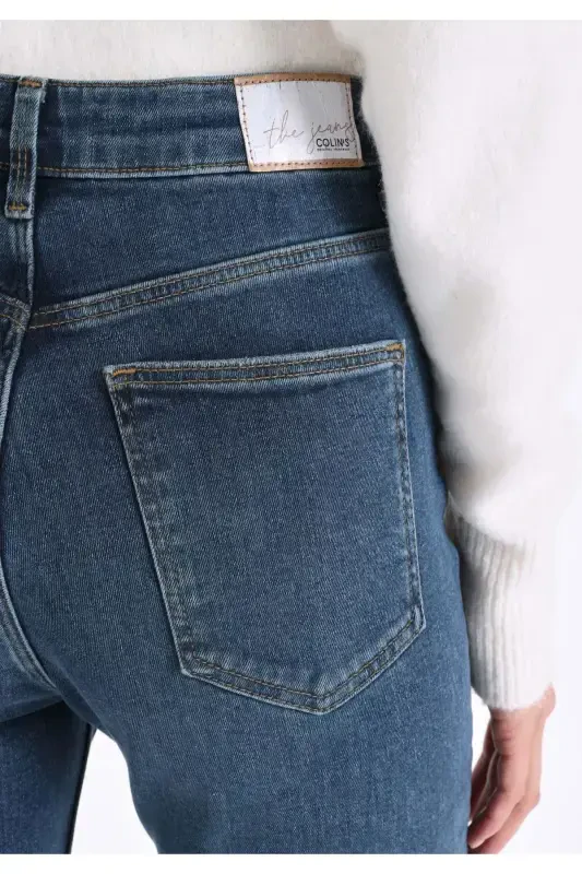 Blue women's pants - 6