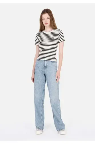 Blue women's pants - 1