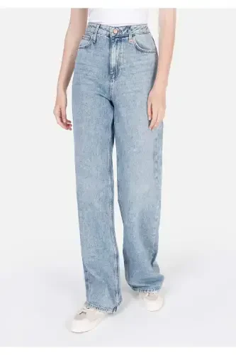 Blue women's pants - 4