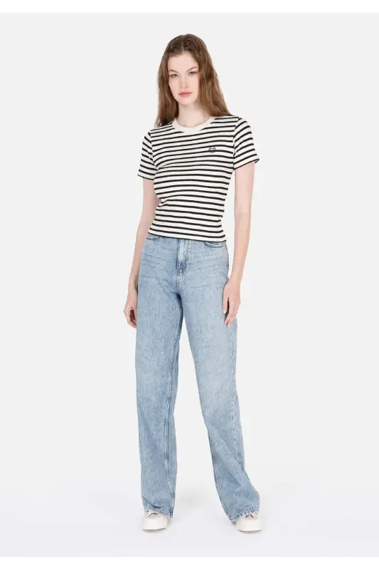 Blue women's pants - COLIN'S