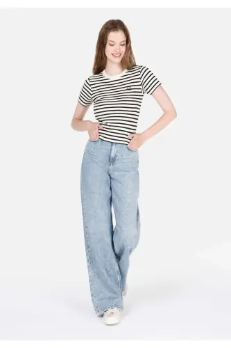 Blue women's pants - 3