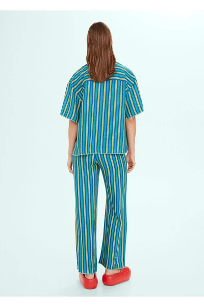 Blue Women's Pants 57040381 - 8