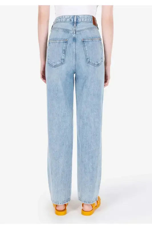 Blue women's trousers - 2