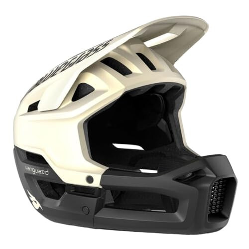 Bluegrass Vanguard Core MIPS Full Face Bicycle Helmet | Multiple Sizes | Multiple Colors (Black/White, Medium), White/Black - 1