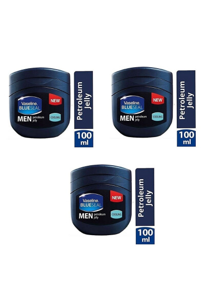 Blueseal Erkaklar uchun Petroleum Jelly Sovuqlashtiruvchi Yangi 100 ml 3 dona - VASELINE (1)