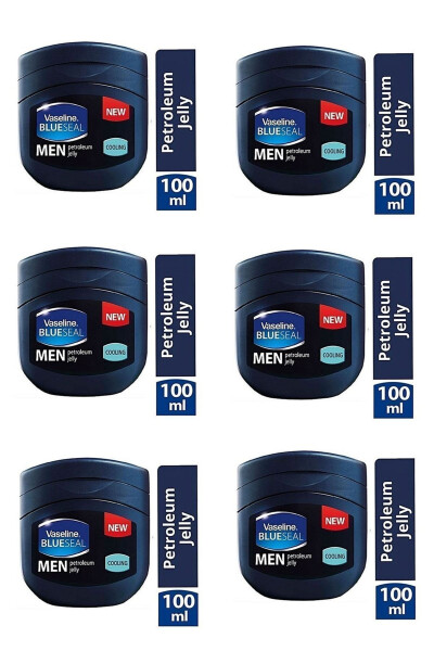 Blueseal Men's Petroleum Jelly Cooling New 100ml 6 Pack - 3