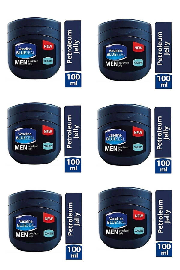 Blueseal Men's Petroleum Jelly Cooling New 100ml 6 Pack - 1