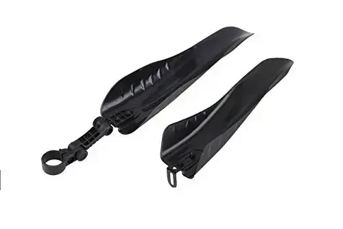 BlueSunshine Adjustable Road Mountain Bike Bicycle Cycling Tire Front/Rear Mud Guards Mudguard Fenders Set (Black) - 3