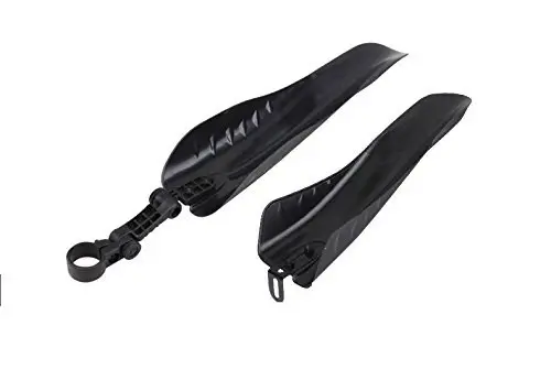 BlueSunshine Adjustable Road Mountain Bike Bicycle Cycling Tire Front/Rear Mud Guards Mudguard Fenders Set (Black) - 3