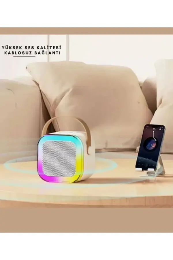 Bluetooth-динамик, динамик для вечеринок, караоке-микрофон - 4