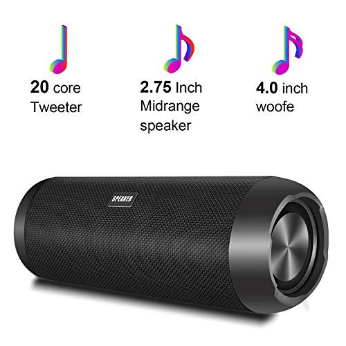 Bluetooth Hoparlörler, 30W Taşınabilir Hoparlör Yüksek Ses Stereo Ses, Zengin Bas IP67 Su Geçirmez, 30+ Saat Oynatma Süresi, Dahili Mikrofon, TF, AUX, FM ile Kablosuz Hoparlör, Duş, Havuz, Parti, Seyahat, Açık Hava İçin - 3