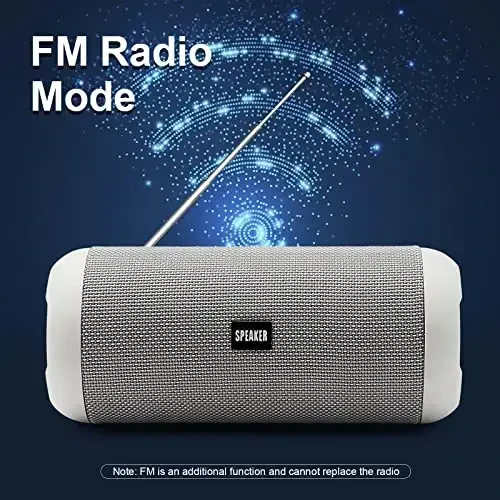 Bluetooth Speakers, 30W Portable Speaker Loud Stereo Sound, Rich Bass IP67 Waterproof, 30+ Hour Playtime, Built-in Mic, Wireless Speaker with TF, AUX, FM for Shower, Pool, Party, Travel, Outdoors - 5