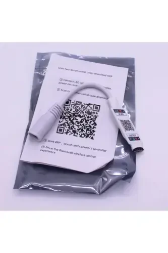 Bluetooth Ile Telefondan Rgb Şerit Led Kontrol Modülü-RGB - 8